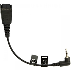 Jabra Quick Disconnect (QD) to 2.5mm Jack Straight Cord 8800-00-46