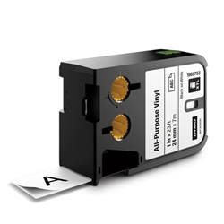 Dymo 1868753 XTL 24mm x 7m Roll All-Purpose Vinyl Black on White