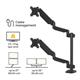 Fellowes Platinum Series Dual Stacking Monitor Arm 8043401