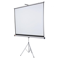 Nobo Tripod Projection Screen for DLP LCD 4:3 Format Black-bordered W1750xH1325mm Ref 1902396