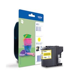 Brother LC221Y Inkjet Cartridge Yellow LC221Y