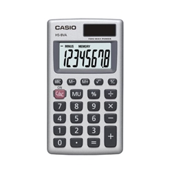 Casio HS-8VA 8 Digit Handheld Calculator