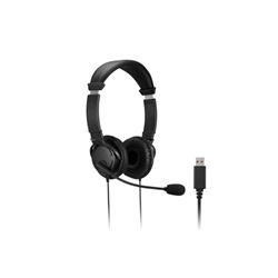 Kensington K33065WW USB-A Classic Stereo Headset with Mic and Volume Control