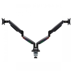 Kensington SmartFit One-Touch Dual Monitor Arm Height Adjustable Black K59601WW