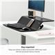 Fellowes Lotus Sit/Stand Workstation Single Screen Black 8081701