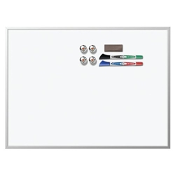 Rexel Magnetic Dry Erase Whiteboard Aluminium Frame 430 x 585mm