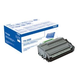 Brother Black Toner Cartridge 20k pages - TN3520