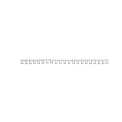 GBC Wire Binding Elements 21 Loop for 85 Sheets 10mm Silver A4 Ref IB160837 (100 Pack)