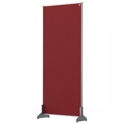 Nobo Impression Pro Desk Divider 400x1000mm Red