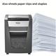 Rexel Momentum X420 Cross-Cut P-4 Shredder Black 2104578