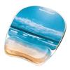 Fellowes Mousepad Wrist Support Sandy Beach Design 9179301