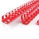 GBC CombBind Binding Combs Binds up to 25 Sheets 6mm Red A4 Ref 4028213 (100 Pack)