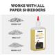 Fellowes Powershred Shredder Oil Light Amber 335ml Bottle 3608601