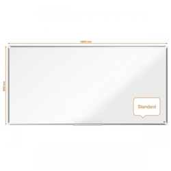 Nobo Premium Plus Steel Magnetic Whiteboard 1800x900mm