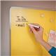 Leitz Cosy Magnetic Glass Whiteboard 60 x 40 cm Warm Yellow