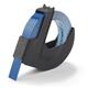 Dymo S0898140 White on Blue Embossing Tape