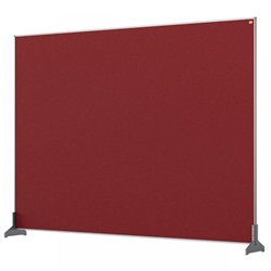 Nobo Impression Pro Desk Divider 1400x1000mm Red