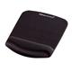 Fellowes Plush Touch Mousepad Wrist Support Black 9252003