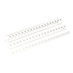Fellowes (19mm) A4 Plastic Comb (White) - 1 x Pack of 100 Plastic Combs Ref 5347405