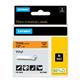 Dymo RhinoPRO Industrial Tape 1500OR 12mm Coloured Vinyl Orange Ref 18435