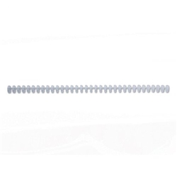 GBC Clicks Binding Comb Ring Coils 34 Ring for 45 Sheets 8mm Frost Clear Ref 387302E [Pack 50]