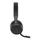 Jabra Evolve2 75 USB-A Headset with Charging Stand Unified Communication Version Black 27599-989-989