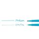 Paper Mate Blue 0.4mm Line Width Nylon Tip Fine Line Marker Ref S0191013 - Pack 12