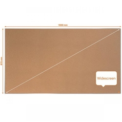 Nobo Impression Pro Widescreen Cork Board 1550x870mm
