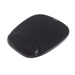 Kensington Gel Mouse Mat Pad with Wrist Rest Black Ref 62386