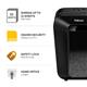 Fellowes Powershred LX70 Cross-Cut P-4 Shredder 4403401