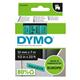Dymo 45019 D1 LabelMaker Tape 12mm x 7m Black on Green S0720590