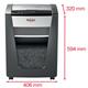 Rexel Momentum X420 Cross-Cut P-4 Shredder Black 2104578