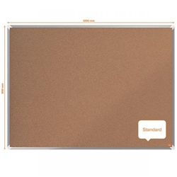 Nobo Premium Plus Cork Notice Board 1200 x 900mm 1915181