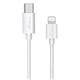 MediaRange Apple Lightning to USB Type-C Charge + Sync Cable 1m White