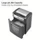 Rexel Momentum X420 Cross-Cut P-4 Shredder Black 2104578