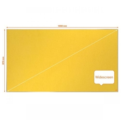 Nobo Impression Pro Widescreen YW Felt Board 1550x870mm