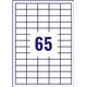 Avery Ultragrip Multipurpose Labels 38.1x21.2mm 65 Per Sheet White (Pack of 6500) 3666
