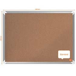 Nobo Premium Plus Cork Notice Board 600x450mm
