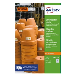 Avery Ultra Resistant Labels 38x21mm (1300 Pack) B7651-20