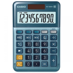 Casio MS-100EM 10 Digit Desk Calculator