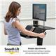 Fellowes Lotus Sit/Stand Workstation Single Screen Black 8081701