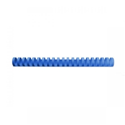 GBC CombBind Binding Combs Plastic 21 Ring Binds up to 195 Sheets 22mm Blue A4 Ref 4028622 (100 Pack)
