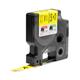 Dymo 18490 12mm x 3.5m Black On Yellow Flexible Nylon Tape - S0718080