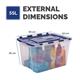 Bankers Box 55L Tote Box With Hinged Lid 3Pk (Sioc Uk)