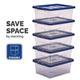 Bankers Box Plastic Storage Boxes 15L - Pack of 3