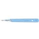 Sterile Disposable Scalpel No.15 Blade with Polystyrene Handle x 10