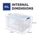 Prostore Storage Box 85L (In Outer Carton)