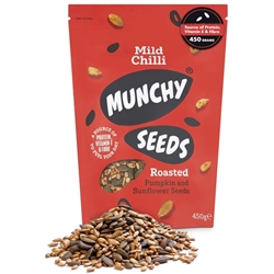 MUNCHY SEEDS Mild Chilli Sunflower, Pumpkin, Seed Mix 450g
