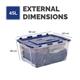 Bankers Box 45L Tote Box With Hinged Lid 3Pk (Sioc Uk)