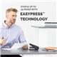 Fellowes LX850 EasyPress Full Strip Stapler 25 Sheet Black - Pack of 6